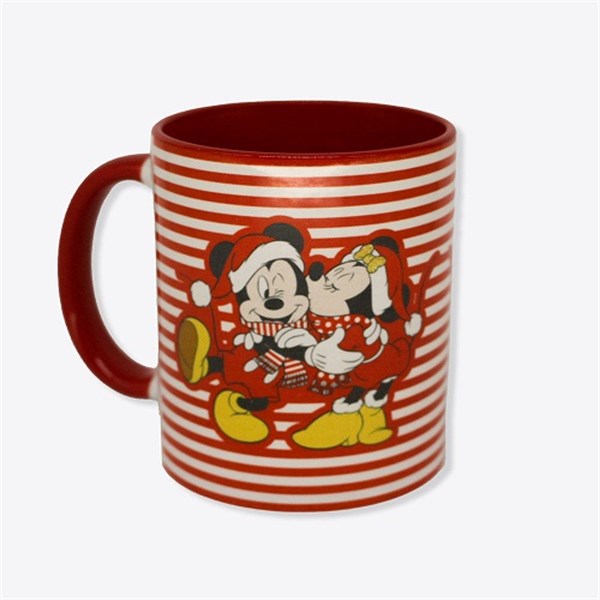 Caneca Pop 350ML Minnie e Mickey Natal
