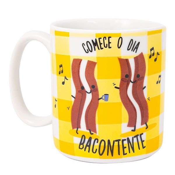 Caneca Cilindrica - Love Canecas Bacontente