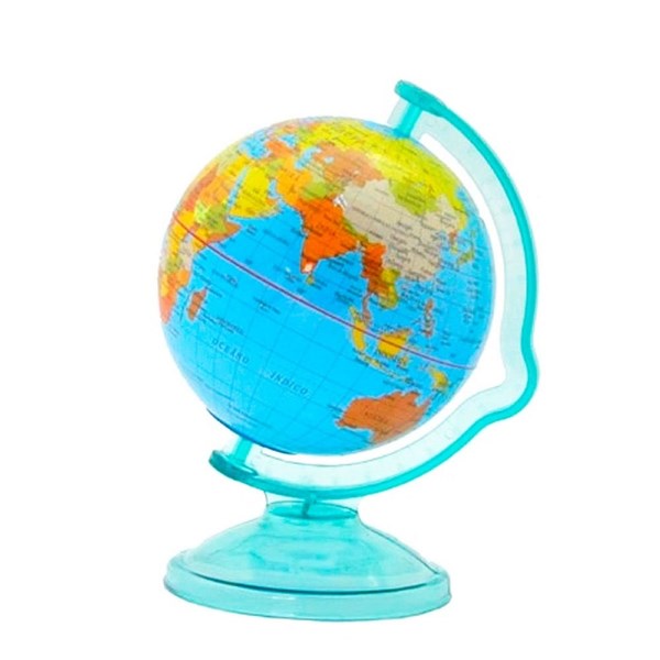 Globo Mini Cofre De Plástico 10x15cm Forbees