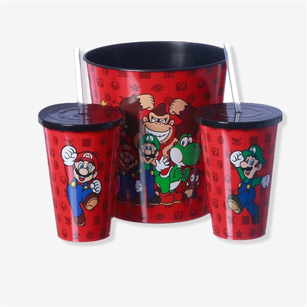 Kit Pipoca Super Mario