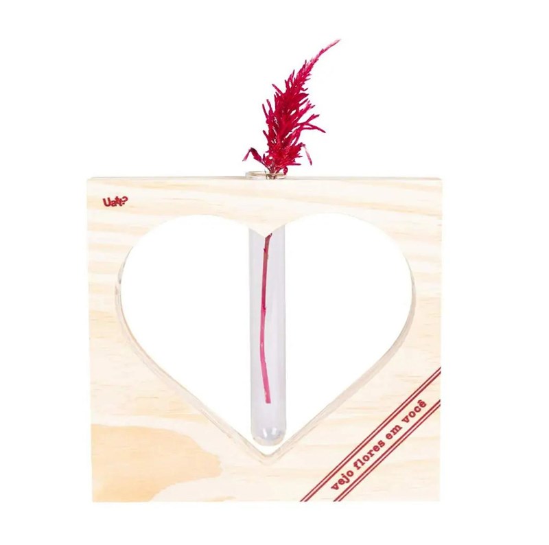 Vaso Shape Coração - Amor