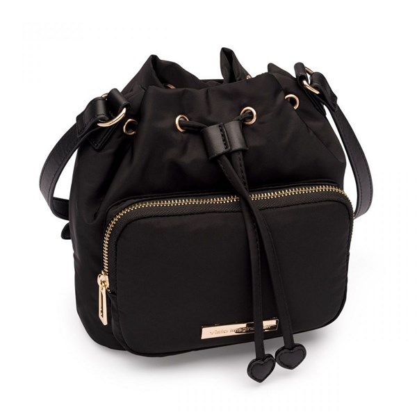 Bolsa Bucket Preta Corações