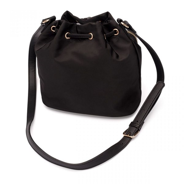 Bolsa Bucket Preta Corações