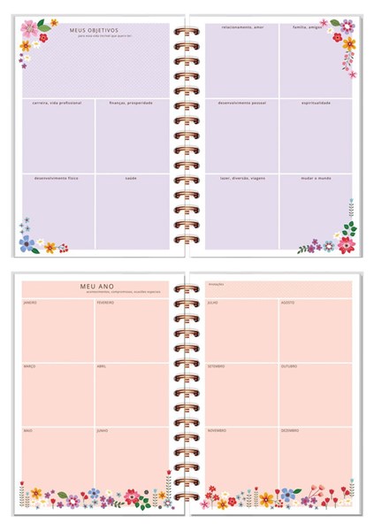 Planner Diário Buquê - Black Friday