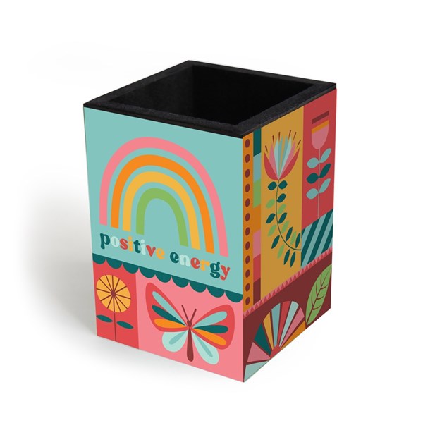 Porta-Lápis Arco-Íris