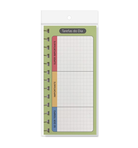 Bloquinhos Folhas Removíveis Tarefas do Dia