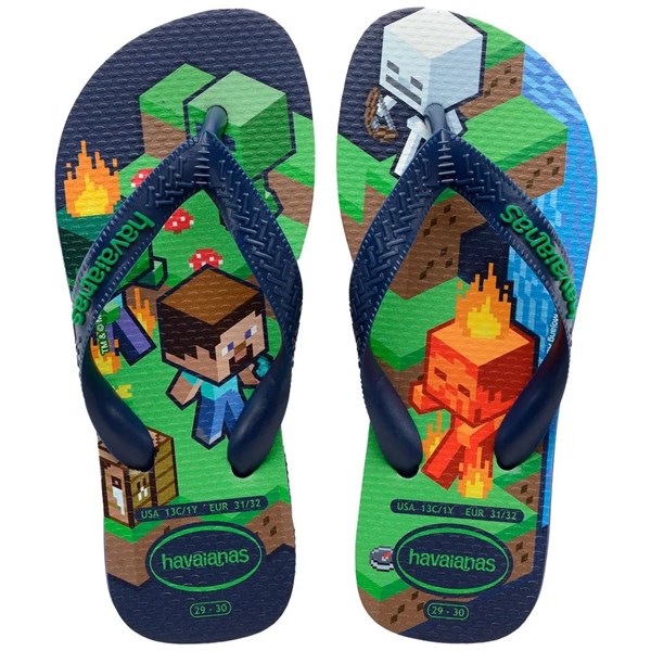 Chinelo Havaianas Kids Minecraft
