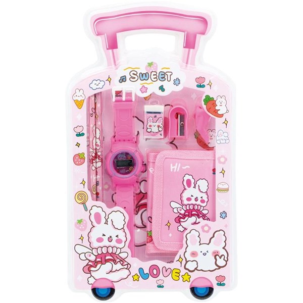 Kit Escolar Maleta com 06 peças Sortido - Polibrinq