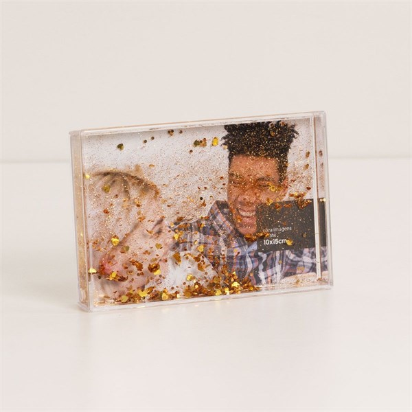 Porta-Retrato Retangular Glitter