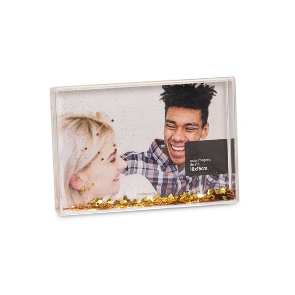 Porta-Retrato Retangular Glitter