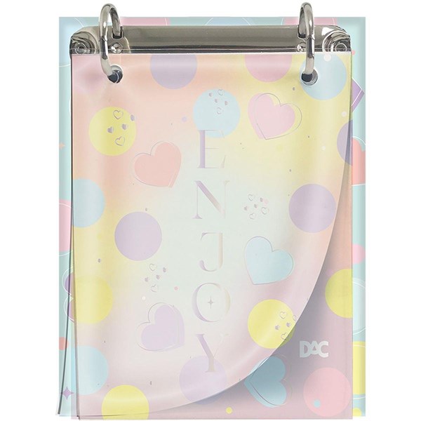 Fichário Mini Enjoy Vertical 2 Argolas 80 fls. - Dac