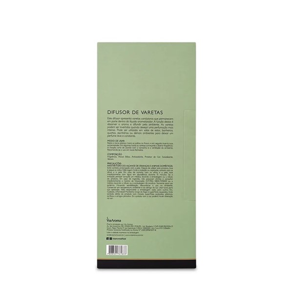 Difusor de Varetas Alecrim Silvestre Via Aroma - 200ml