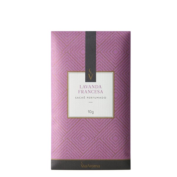 Sachê Perfumado Lavanda Francesa Via Aroma - 10g