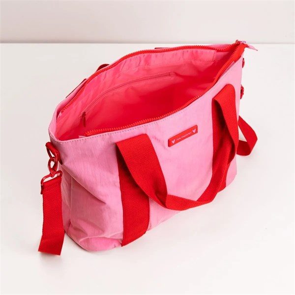 Bolsa Tote Rosa e Vermelha