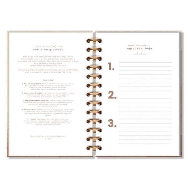 Diário da Gratidão Seja + Fina Ideia 11,8×17,5cm 80 folhas capa dura - Black Friday