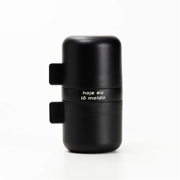 Copo Moedor De Café Preto Hoje Tô Moído
