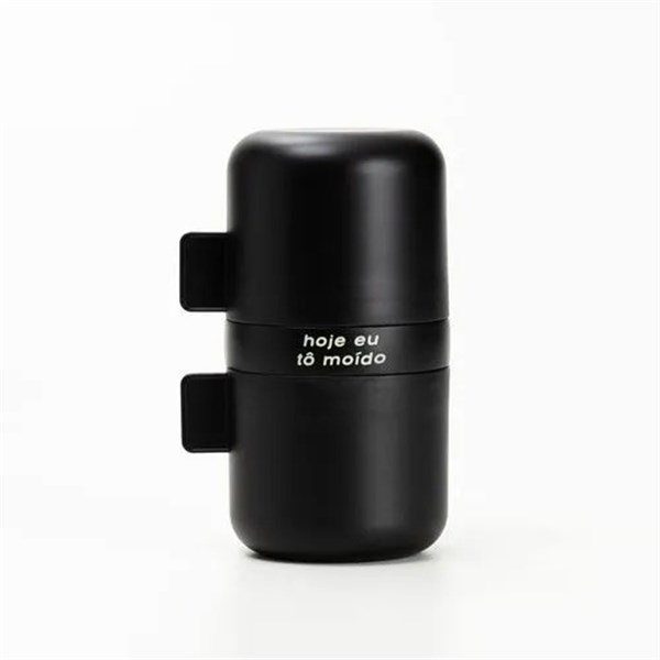 Copo Moedor De Café Preto Hoje Tô Moído