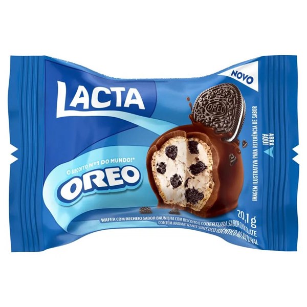 Bombom Wafer Lacta Oreo Unid.