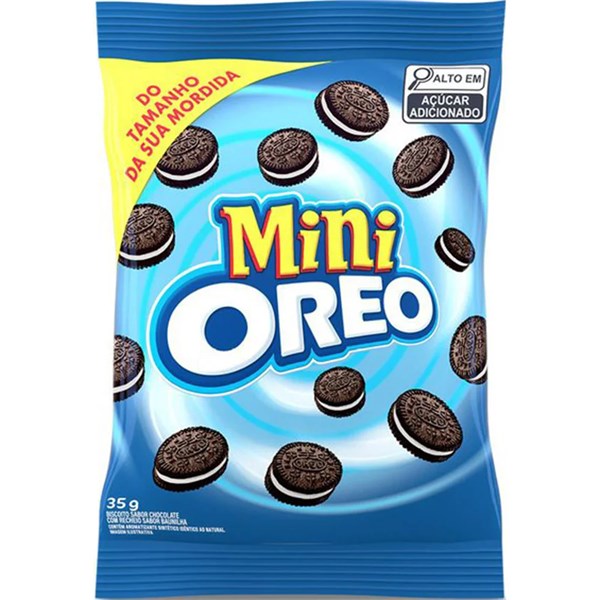 Biscoito Recheado Lacta Mini Oreo Original 35g