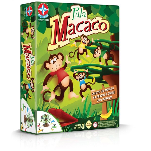 Jogo diverso Pula Macaco a Partir de 4anos - Estrela