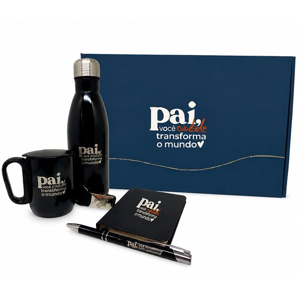Kit Escritório Pai Presença e Sofisticação - Fagulha Presentes