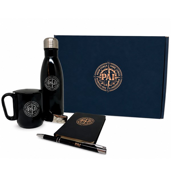 Kit Escritório Pai Presença e Sofisticação - Fagulha Presentes