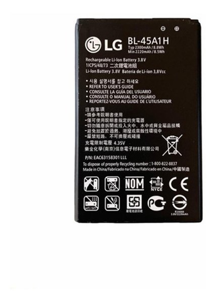BATERIA LG K10 2016 COM TV/SEM TV K430 BL-45A1H