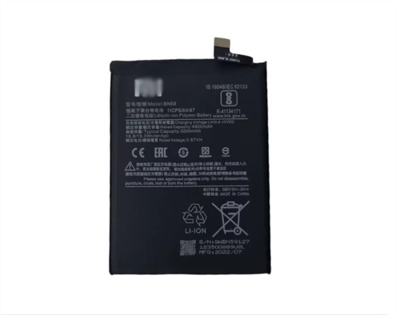 BATERIA XIAOMI NOTE 10/NOTE 10S BN59