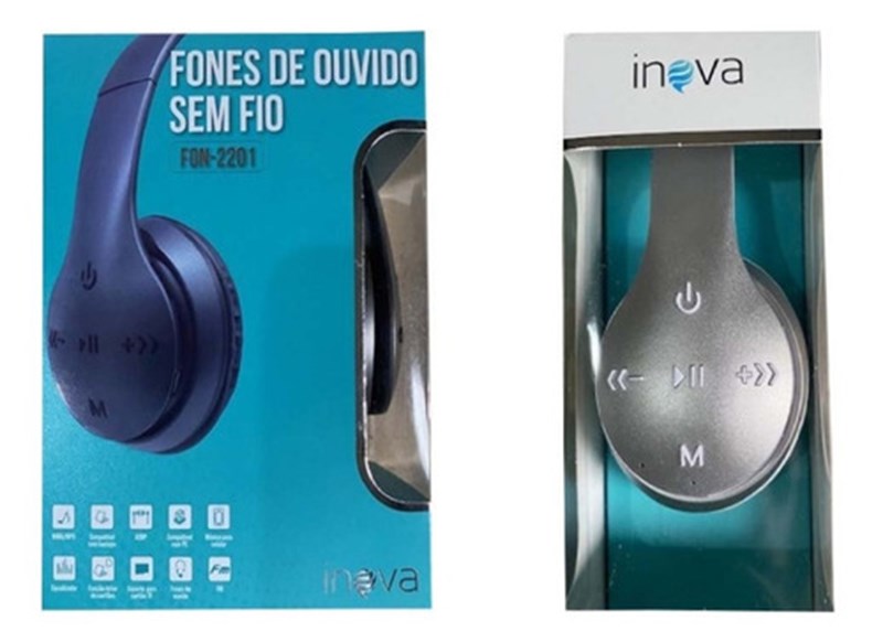 FONE HEADSET BLUETOOTH INOVA FON-2201