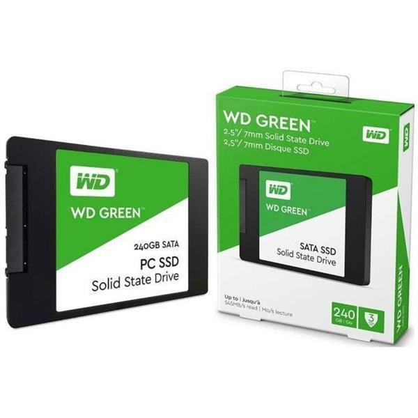 SSD WD 240gb Green Sata3 2.5 7mm Wds240