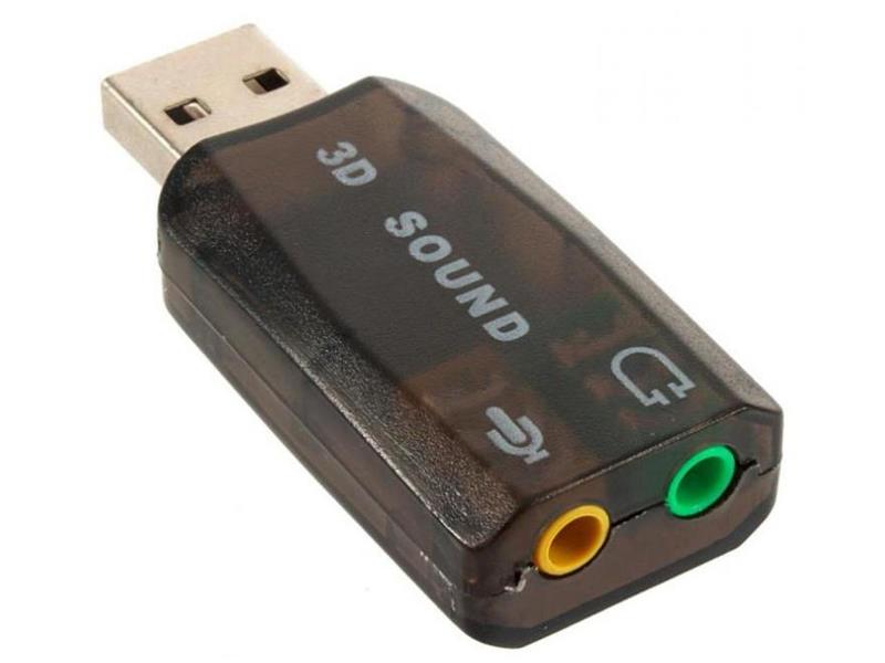 ADAPTADOR DE SOM USB X 2 AUDIO 2 MICROFONE