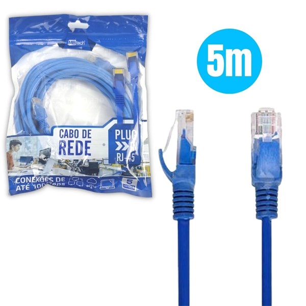 CABO DE REDE CAT5 5M MBTECH GB51036