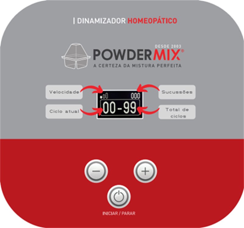 DINAMIZADOR HOMEOPATICO POWDERMIX 1L