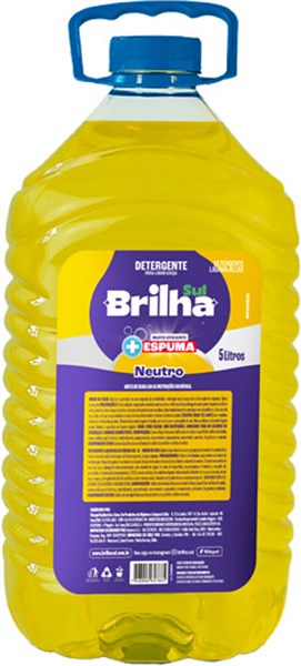 DETERGENTE LAVA LOUÇAS NEUTRO 5L - BRILHA
