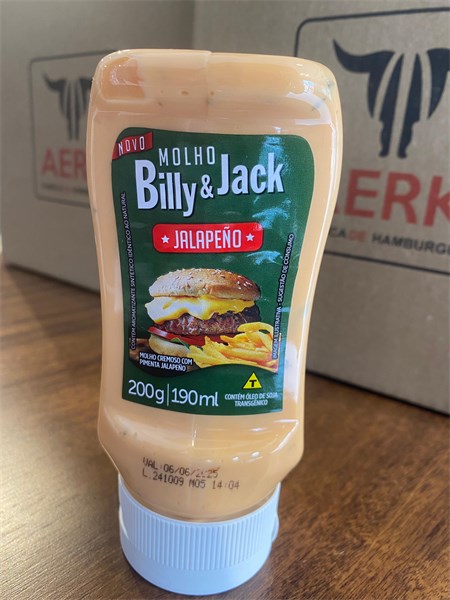 MOLHO JALAPENO BILLY JACK 200GR C/01