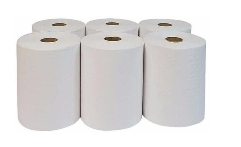 PAPEL TOALHA BOBINA 100%CELUL PREMIUM PLUS (6401) (06RLX200MX20CM) - AUTO CORTE