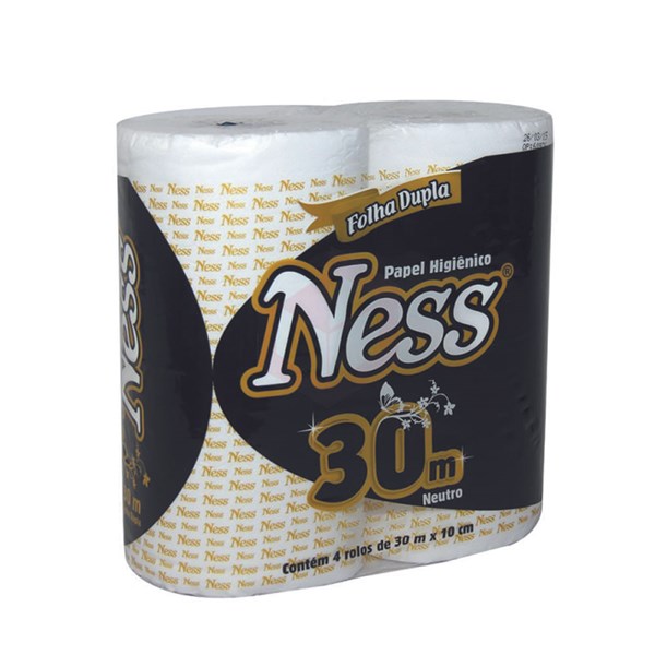 PAPEL HIGIÊNICO NESS FOLHA DUPLA (PCT-4RLX30M)