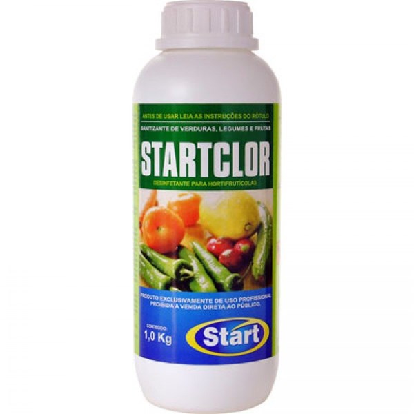 DESINFETANTE EM PÓ P/ ALIMENTOS STARCLOR - 1 KG