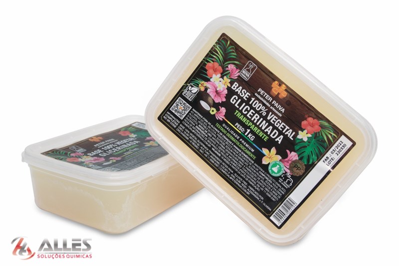 BASE GLICERINADA 100%VEGETAL TRANSPARENTE PP - POTE