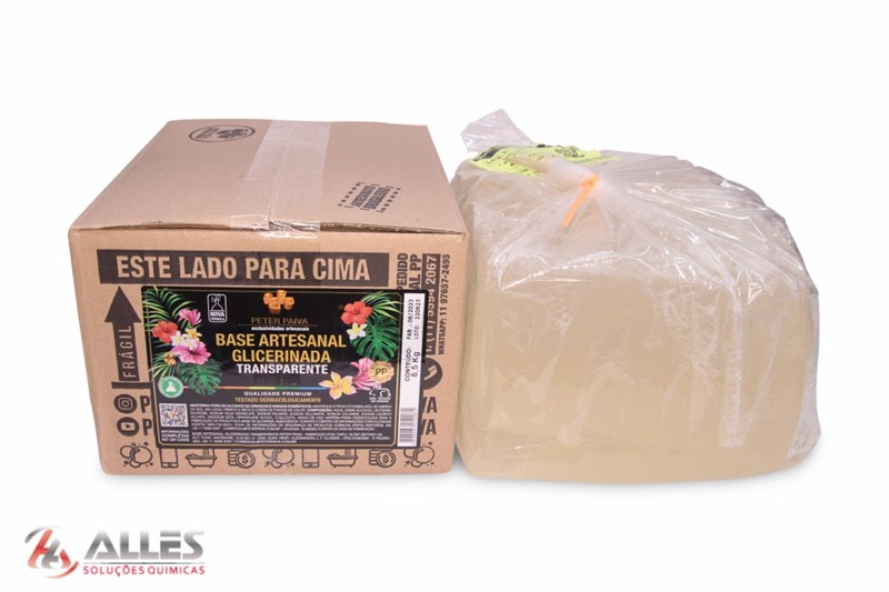 BASE ARTESANAL GLICERINADA TRANSPARENTE PP - 6,5KG