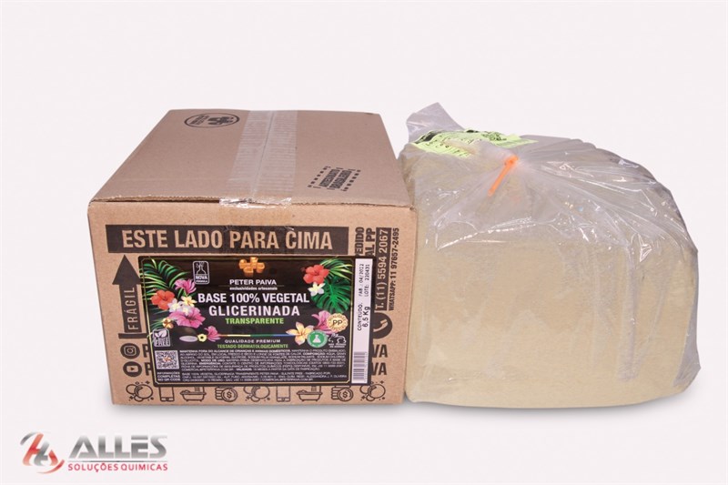 BASE GLICERINADA 100%VEGETAL TRANSPARENTE PP - 6,5K