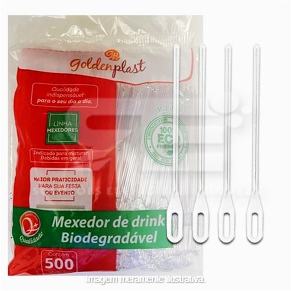 MEXEDOR PLASTICA P/ CAFE C/500UN PEQUENO