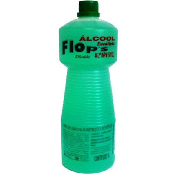 ALCOOL LIQ. 46,2° 1L FLOPS EUCALIPTO