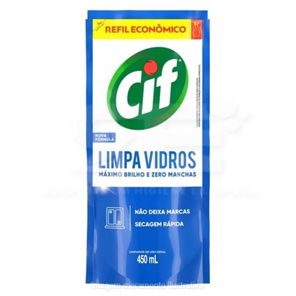 LIMPA VIDRO CIF VIDROS E ACRILICOS 500ML SACHE
