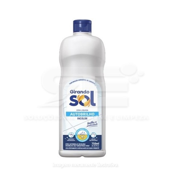 CERA LIQ. GIRANDO SOL 750ML INCOLOR