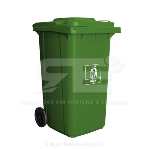 COLETORA P/ LIXO 240L NOBRE VERDE