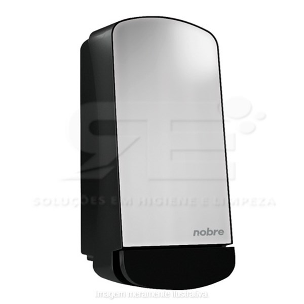 SABONETEIRA C/ RESERV. NOBRE 800ML ACO INOX