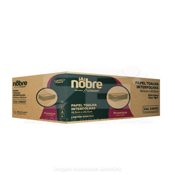 PAPEL T. INTERF. NOBRE 21X20 C/2400 FOLHA DUPLA