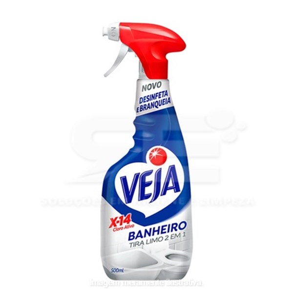 VEJA X-14 TIRA LIMO 30% 500ML GATILHO