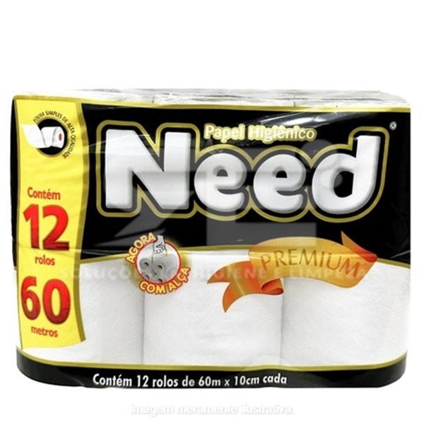 PAPEL H. NEED 12X60M PREMIUM (PRETO)